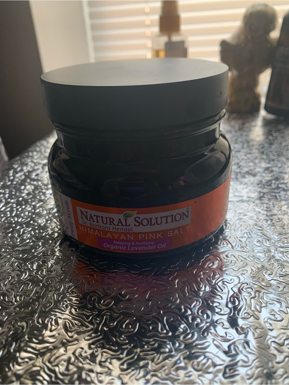 Natural Solution Himalayan Pink Salt Jar - Lavender Oil